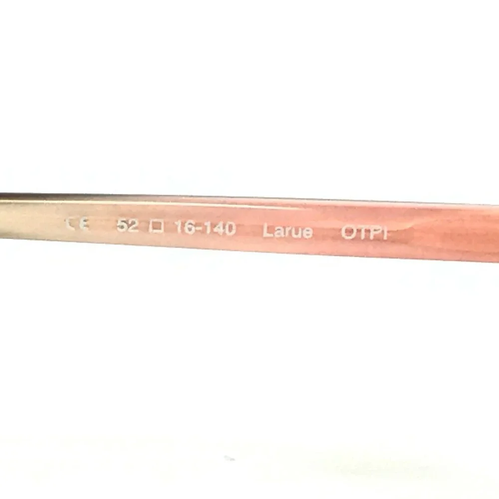 Oliver Peoples Eyeglasses Frames LARUE OTPI Brown Pink Oval Cat Eye 52-16-140